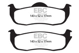 EBC 04-05 Infiniti QX56 5.6 Greenstuff Rear Brake Pads - DP61707