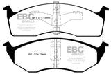 EBC 95-97 Chrysler Concorde 3.3 Yellowstuff Front Brake Pads - DP41065R