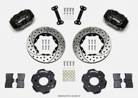 Wilwood Forged Dynalite Front Hat Kit 11.00in Drilled Integra/Civic w/Fac.240mm Rtr - 140-8695-D