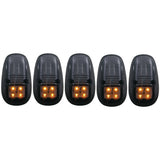 ANZO 1999-2002 Dodge Ram 3500 LED Cab Roof Light Kit Smoke 5pc - 861098