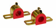 Prothane Universal 90 Deg Greasable Sway Bar Bushings - 26MM - Type B Bracket - Red - 19-1214