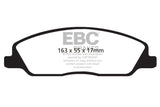EBC 10-14 Ford Mustang 3.7 Greenstuff Front Brake Pads - DP21869