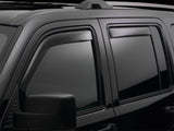 WeatherTech 13+ Hyundai Santa Fe Sport Front Rear Side Window Deflectors - Dark Smoke - 82725