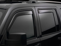 WeatherTech 14-15 Mitsubishi Outlander Front & Rear Side Window Deflectors - Dark Smoke - 82747