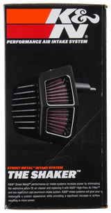 K&N Street Metal Intake System 01-16 Harley Davidson Shaker Silver H/D Softail/Dyna Fl - RK-3950S