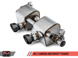 AWE Tuning Porsche 911 (991.2) Carrera / S SwitchPath Exhaust for PSE Cars - Diamond Black Tips - 3025-33018