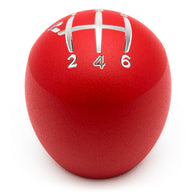 Raceseng Slammer Shift Knob (Gate 1 Engraving) Mazda Miata ND Adapter - Red Texture - 08211RTE-08011-0811012
