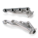 BBK 79-93 Mustang 351 Swap Shorty Unequal Length Exhaust Headers - 1-5/8 Silver Ceramic - 15110