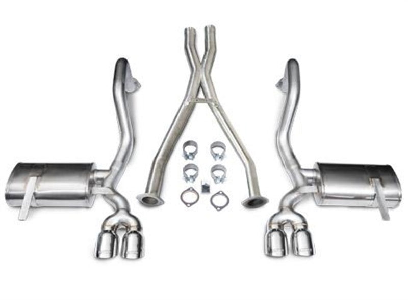 Corsa 97-04 Chevrolet Corvette C5 Z06 5.7L V8 Polished Xtreme Cat-Back + XO Exhaust - 14114