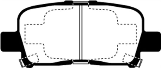 EBC 00-02 Acura MDX 3.5 Greenstuff Rear Brake Pads - DP61662