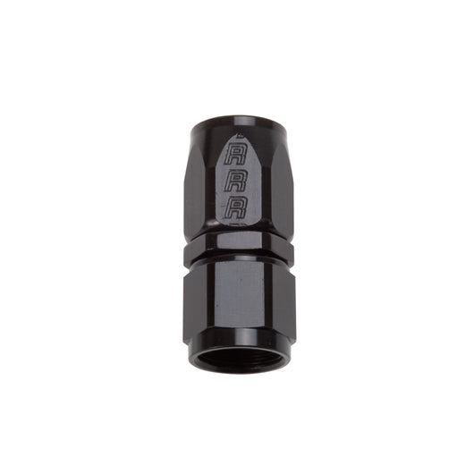 Russell Performance -12 AN Black Straight Full Flow Hose End - 610055