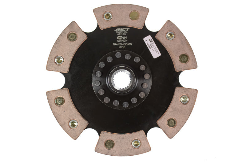 ACT 1986 Honda Accord 6 Pad Rigid Race Disc - 6212011