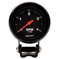Autometer Z-Series 2-5/8in 4K RPM Pedestal Tachometer Gauge - 2890