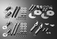Cusco BODY PinS For HOOD ALUMinUM-Black Universal - 00B 817 AB