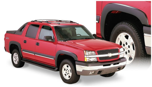 Bushwacker 03-06 Chevy Avalanche 1500 OE Style Flares 4pc w/out Body Hardware - Black - 40920-02