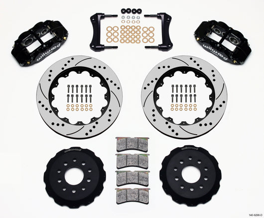 Wilwood Narrow Superlite 6R Front Hat Kit 14.00in Drilled 88-93 Corvette C4 - 140-9298-D
