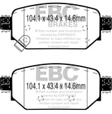 EBC 2017+ Mazda 3 2.0L Greenstuff Rear Brake Pads - DP23081