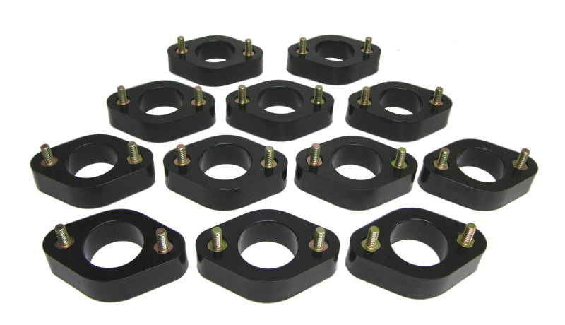 Prothane 07+ Jeep Wrangler JK Body Spacer Kit - 1in Lift - Black - 1-116-BL