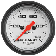 Autometer Phantom 2 1/16 100psi Digital Stepper Motor Exhaust Pressure Gauge - 5794