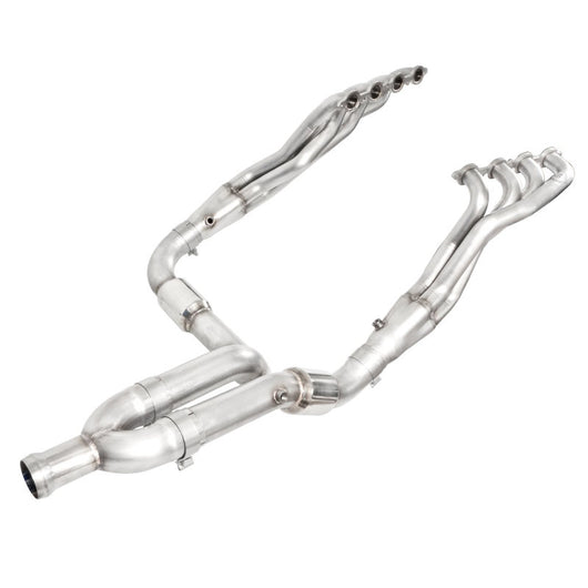 Stainless Works 2007-13 Chevy Silverado/GMC Sierra Headers 1-7/8in Primaries High-Flow Cats Y-Pipe - CT07HCATY