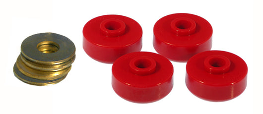 Prothane 84-96 Chevy Corvette Rear Spring Cushions - Red - 7-1020