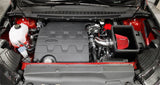 Spectre 15-18 Ford Edge V6-3.5L F/I Air Intake Kit - Polished w/Red Filter - 9070
