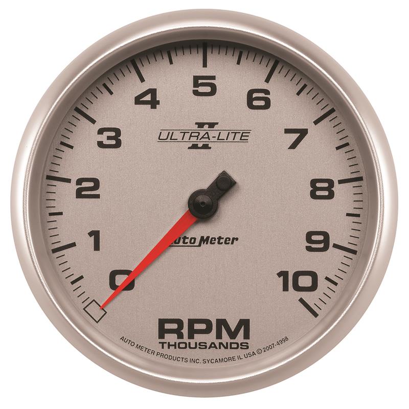 Autometer Ultra-Lite II 5 Inch 10000 RPM In-Dash Tachometer - 4998