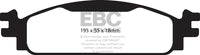 EBC 08-10 Ford Flex 3.5 Yellowstuff Front Brake Pads - DP41825R