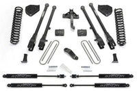 Fabtech 17-19 Ford F250/350 4WD Diesel 4in 4 Link System w/Stealth Shocks - K2216M