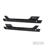 Westin/Snyper 07-17 Jeep Wrangler Rock Slider Steps - Textured Black - 42-7005