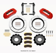 Wilwood TX6R Front Kit 15.50in Red 2010-Up Ford F150 (6 lug) - 140-13865-R