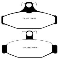 EBC 90-00 Aston Martin Vantage 5.3 (Twin Supercharged)(AP) Bluestuff Rear Brake Pads - DP51167NDX