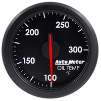 Autometer Airdrive 2-1/6in Oil Temp Gauge 100-300 Degrees F - Black - 9140-T