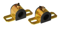 Prothane Universal Greasable Sway Bar Bushings - 1in - Type B Bracket - Black - 19-1177-BL