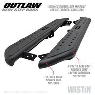 Westin 05-19 Toyota Tacoma Double Cab Outlaw Nerf Step Bars - 58-52775