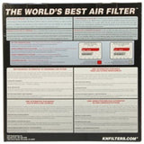K&N Universal Air Filter - Round Straight 4in Flange ID x 7in OD x 6in Height - RD-1450
