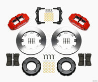 Wilwood Narrow Superlite 4R Front Kit 12.19in Drilled Red 82-86 Jeep CJ - 140-12613-R
