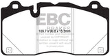 EBC 2016+ Cadillac CTS-V 6.2L Supercharged Yellowstuff Front Brake Pads - DP43050R