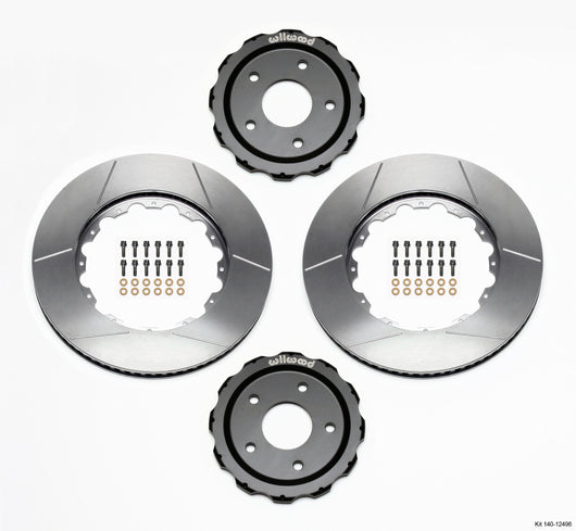 Wilwood Hat/Rotor Kit Front 06-Up Corvette C6-Z06 (2pc Hat/Rtr) - 140-12496