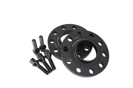 ISC Suspension BMW 5x120 Hub Centric (72.6 Hub Bore) Wheel Spacers 15mm Black (Pair) - WSBMW15B