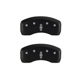 MGP 4 Caliper Covers Engraved Front Lincoln Engraved Rear Star logo Red finish silver ch - 36021SLC1RD