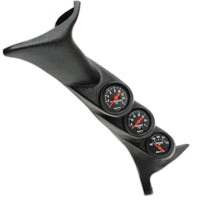 Autometer 99-06 Ford Powerstroke/SD Black Triple Pillar Z-Series Gauge Kit - 7072