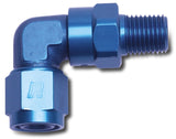 Russell Performance -10 AN 90 Degree Female to Male 1/2in Swivel NPT Fitting - 614010