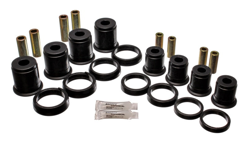Energy Suspension 84-01 Jeep Cherokee/Wagoneer/Comanche 2WD Black Front Control Arm Bushings - 2.3101G