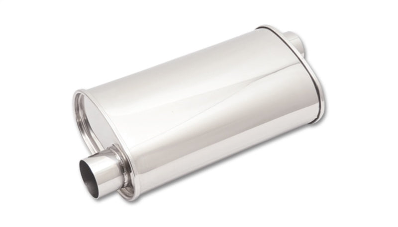 Vibrant StreetPower Oval Muff 5in x 9in x 15in long body 3in inlet I.D. x 3in outlet Offset-Offset - 1127