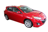 AVS 10-13 Mazda 3 (5 Door Sport) Ventvisor Outside Mount Window Deflectors 4pc - Smoke - 94325