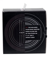 Spectre Adjustable Conical Air Filter 2-1/2in. Tall (Fits 3in. / 3-1/2in. / 4in. Tubes) - Black - 8161