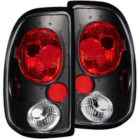 ANZO 1997-2004 Dodge Dakota Taillights Black - 211042