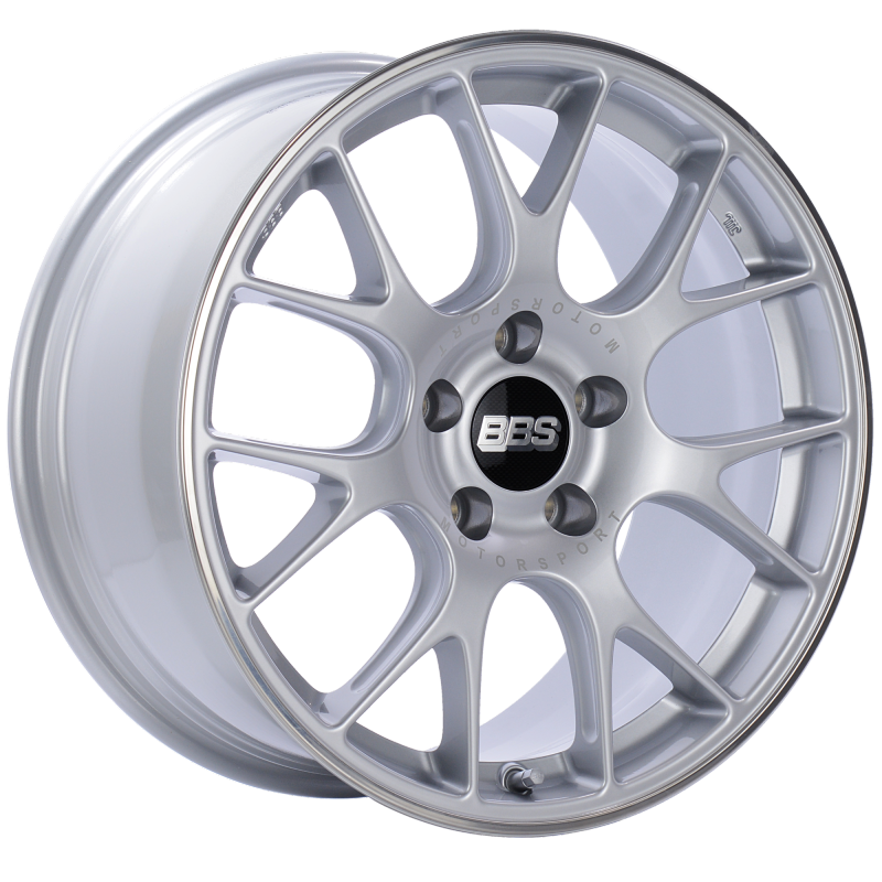 BBS CH-R 18x8.5 5x112 ET38 Brilliant Silver Polished Rim Protector Wheel -82mm PFS/Clip Required - CH146SPO