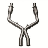 Kooks 05-10 Ford Mustang GT 2 1/2in x 2 1/2in OEM Exhaust GREEN Cat X Pipe - 11313300